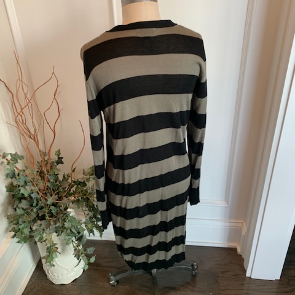 Joseph A. Striped Cardigan Duster - Picture 4 of 7